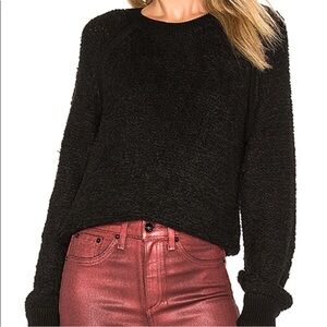 Rag & Bone Women’s Black Brooke Crew Neck Sweater size Large